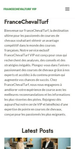스폰서 기사용 미국 매체 France Cheval Turf VIP 사이트 미리보기
