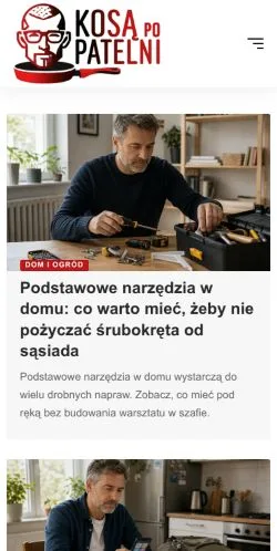 Podgląd witryny Kosą Po Patelni, medium z kraju Polska do artykułów sponsorowanych