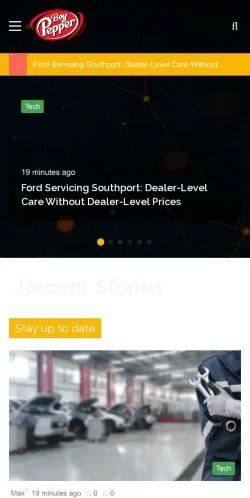 Preview of the Pepperboy website, a media outlet in United States for sponsored articles