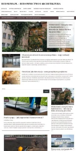 Anteprima del sito BudNews, media di Polonia per articoli sponsorizzati