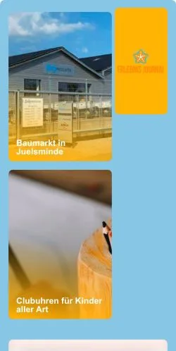 Anteprima del sito Erlebnis Journal, media di Germania per articoli sponsorizzati
