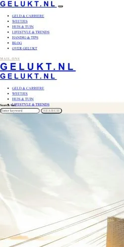 Anteprima del sito Gelukt, media di Paesi Bassi per articoli sponsorizzati