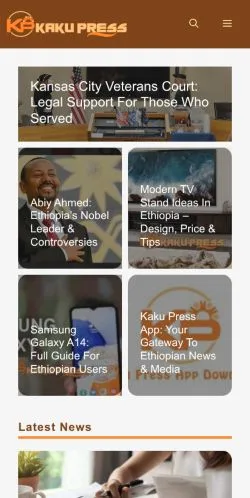 Podgląd witryny Kaku Press, medium z kraju Stany Zjednoczone do artykułów sponsorowanych
