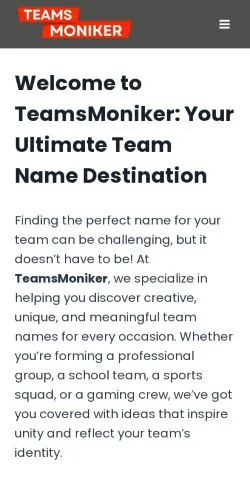 Anteprima del sito TeamsMoniker, media di Stati Uniti per articoli sponsorizzati