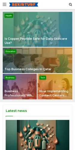 Anteprima del sito BekirTurf, media di Stati Uniti per articoli sponsorizzati