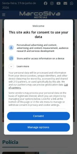 Anteprima del sito Blog Do Marco Silva, media di Brasile per articoli sponsorizzati