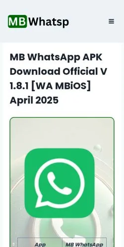 Anteprima del sito MB WhatsApp, media di Stati Uniti per articoli sponsorizzati