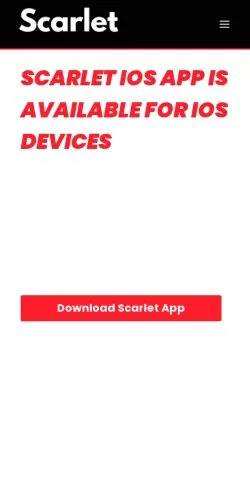 Anteprima del sito Scarlet iOS, media di Stati Uniti per articoli sponsorizzati