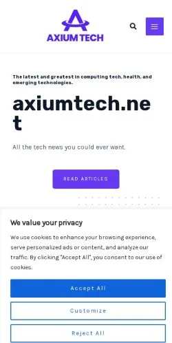Forhåndsvisning af Axiumtech, medie fra USA til sponsorerede artikler