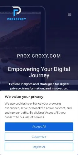 스폰서 기사용 미국 매체 Proxcroxy 사이트 미리보기