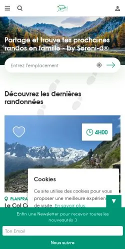 Anteprima del sito Randos En Famille, media di Francia per articoli sponsorizzati