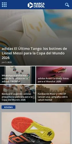 Anteprima del sito Marca de Gol, media di Stati Uniti per articoli sponsorizzati