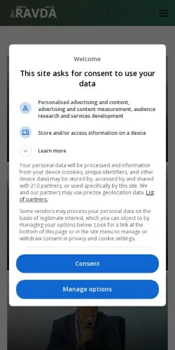 Anteprima del sito Pravda IF, media di Ucraina per articoli sponsorizzati