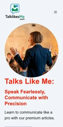 Forhåndsvisning av nettstedet TalksLikeMe, medium fra USA for sponsede artikler