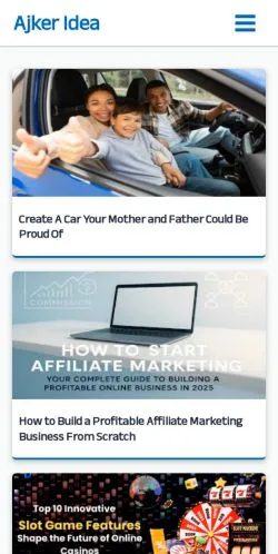 Vorschau der Website Ajker Idea, Medium aus Vereinigte Staaten für gesponserte Artikel