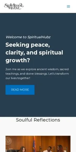 Anteprima del sito Spiritual Hubz, media di Stati Uniti per articoli sponsorizzati
