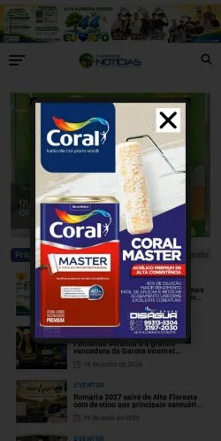 Anteprima del sito Floresta Noticias, media di Stati Uniti per articoli sponsorizzati