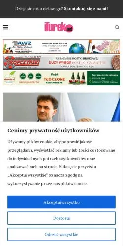 Anteprima del sito iTurek, media di Polonia per articoli sponsorizzati
