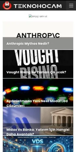 スポンサード記事向けのトルコメディア、Teknohocamのサイトプレビュー