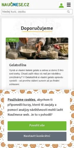 Podgląd witryny Naučmese, medium z kraju Czechy do artykułów sponsorowanych