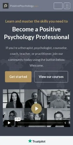 Anteprima del sito Positive Psychology, media di Stati Uniti per articoli sponsorizzati