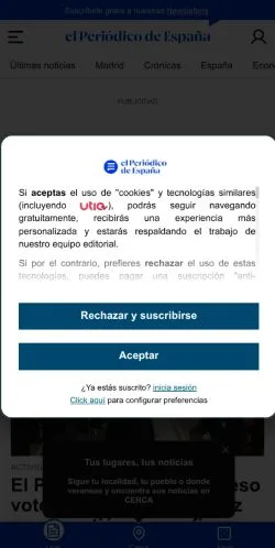 スポンサード記事向けのスペインメディア、EPEのサイトプレビュー