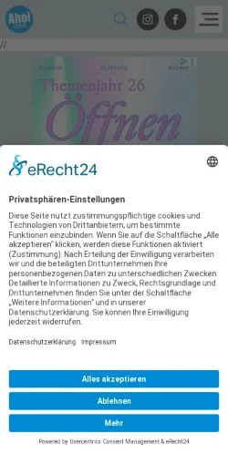 Anteprima del sito Ahoi Leipzig, media di Germania per articoli sponsorizzati