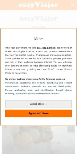 Aperçu du site Easyviajar, média de Espagne pour articles sponsorisés