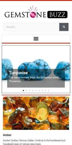 스폰서 기사용 미국 매체 Gemstone Buzz 사이트 미리보기