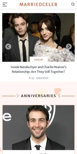 Podgląd witryny Married Celeb, medium z kraju Stany Zjednoczone do artykułów sponsorowanych