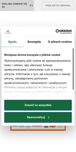 Anteprima del sito Topagrar, media di Polonia per articoli sponsorizzati