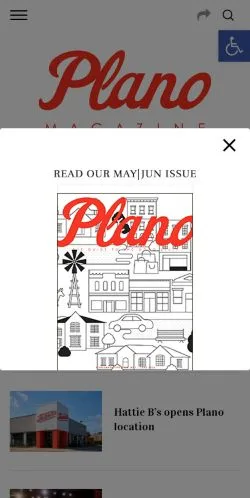 Anteprima del sito Plano Magazine, media di Stati Uniti per articoli sponsorizzati