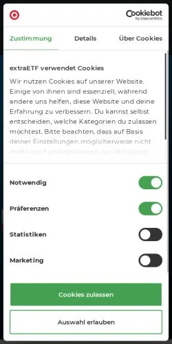 スポンサード記事向けのアメリカ合衆国メディア、extraetfのサイトプレビュー