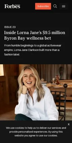 Anteprima del sito Forbes Australia, media di Australia per articoli sponsorizzati