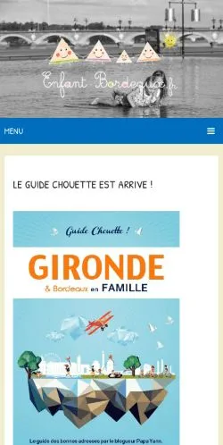 Podgląd witryny Bordeaux Enfants, medium z kraju Francja do artykułów sponsorowanych