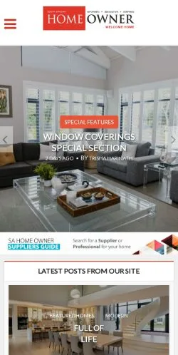 Anteprima del sito SA Home Owner, media di Stati Uniti per articoli sponsorizzati