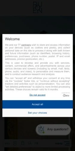 スポンサード記事向けのフランスメディア、Visite Rouenのサイトプレビュー