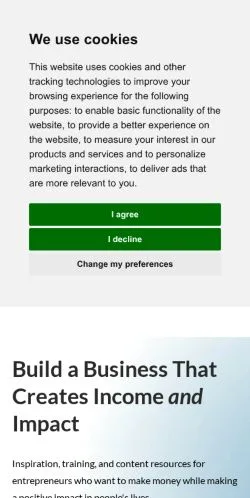 Vorschau der Website Home, Medium aus Vereinigte Staaten für gesponserte Artikel