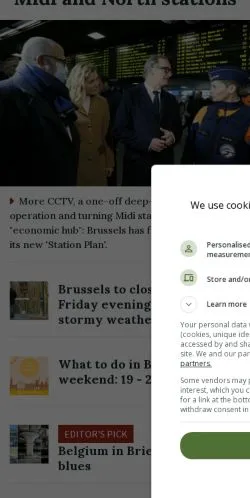스폰서 기사용 미국 매체 The Brussels Times 사이트 미리보기