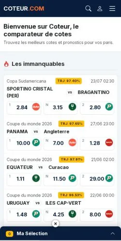 Aperçu du site Coteur, média de France pour articles sponsorisés