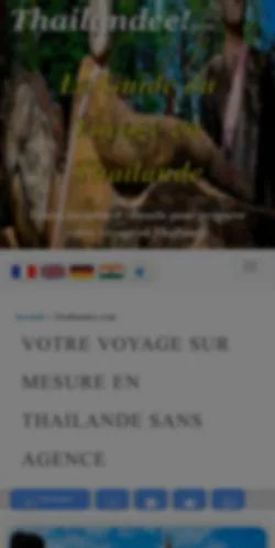 Anteprima del sito Thailandee, media di Francia per articoli sponsorizzati