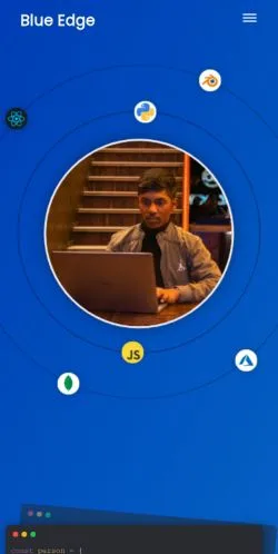 スポンサード記事向けのアメリカ合衆国メディア、Blue Edgeのサイトプレビュー