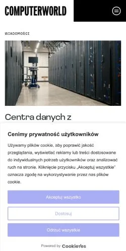 Aperçu du site Computerworld, média de Pologne pour articles sponsorisés