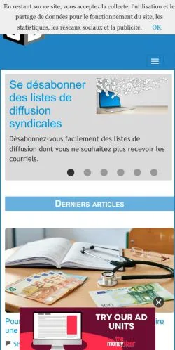 スポンサード記事向けのフランスメディア、Blog Julien Delmasのサイトプレビュー