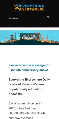 Forhåndsvisning av nettstedet Everything Everywhere, medium fra USA for sponsede artikler