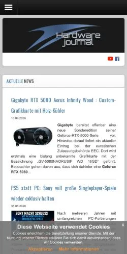 Forhåndsvisning af Hardware Journal, medie fra Tyskland til sponsorerede artikler