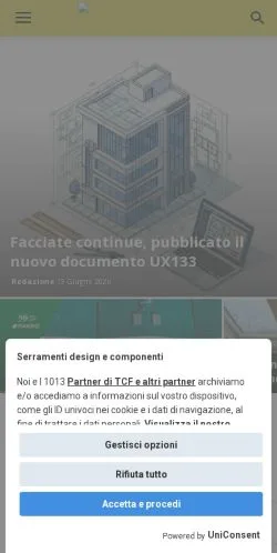 Anteprima del sito Serramenti design e componenti, media di Italia per articoli sponsorizzati