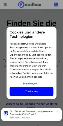Forhåndsvisning af Feedbax, medie fra Tyskland til sponsorerede artikler