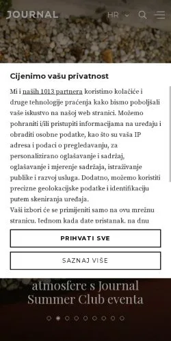 Vorschau der Website Journal, Medium aus Kroatien für gesponserte Artikel