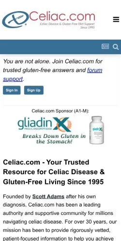 Forhåndsvisning af Celiac, medie fra USA til sponsorerede artikler